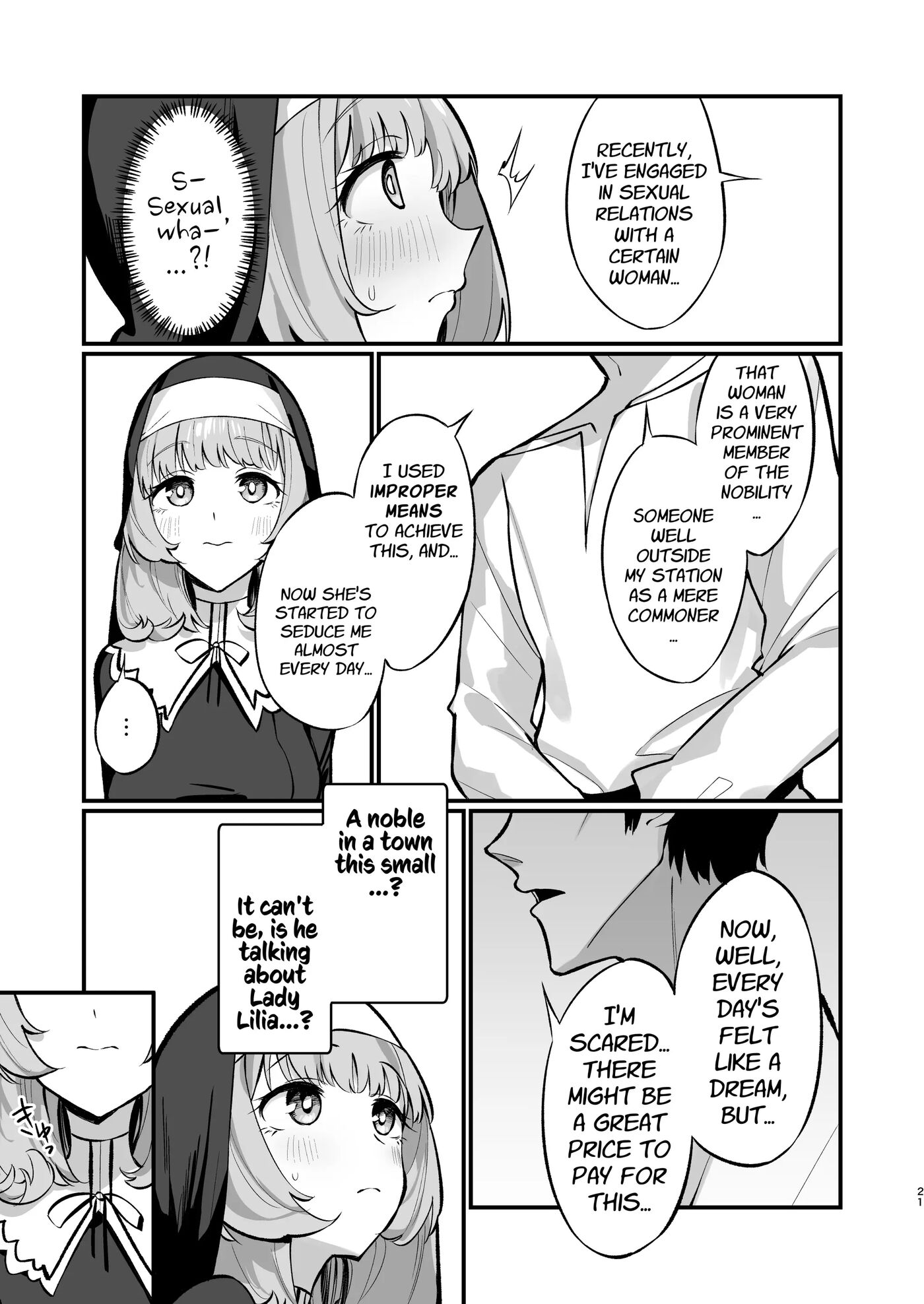A Sister's Absolute Defeat Until An Innocent Nun Enters Heat And Indulges In Passionate Mating Sex Chapter 1000 Page 21